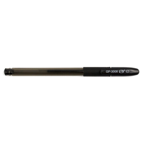 Pix cu gel si grip 0,7mm No.3008 - negru