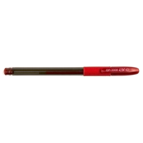 Pix cu gel si grip 0,7mm No.3008 - rosu