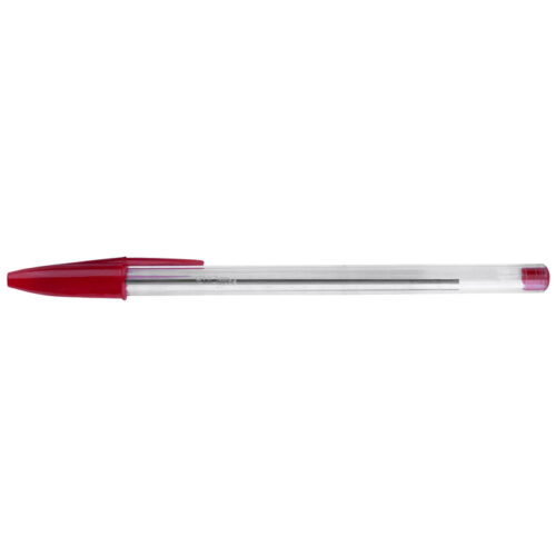 Pix unica folosinta, corp transparent EVOffice 934  rosu