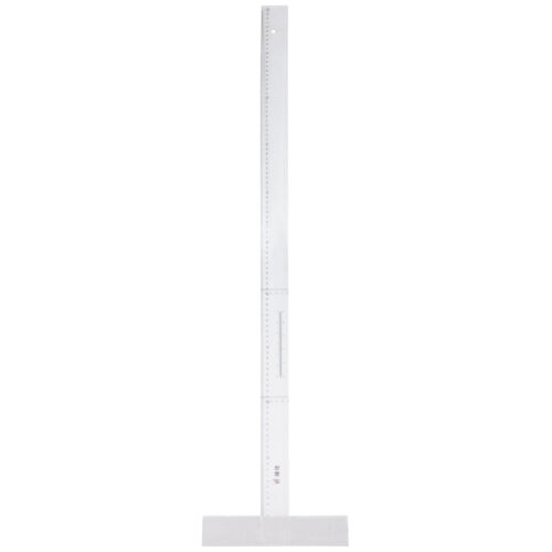 Rigla plastic transparent T (teu) cap fix ,100 cm