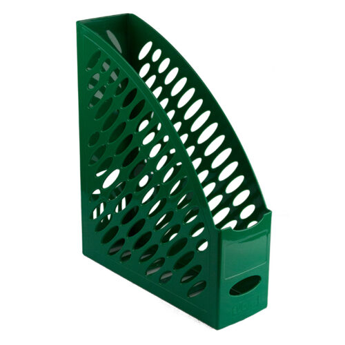 Suport plastic vertical documente-verde