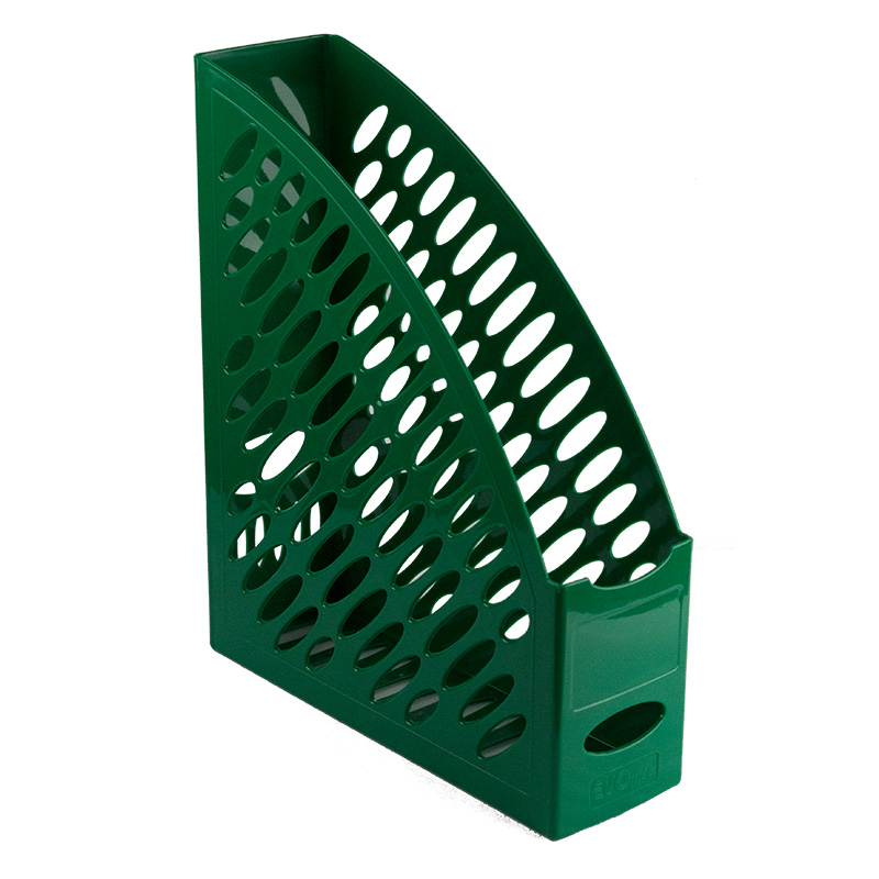 Suport plastic vertical documente-verde