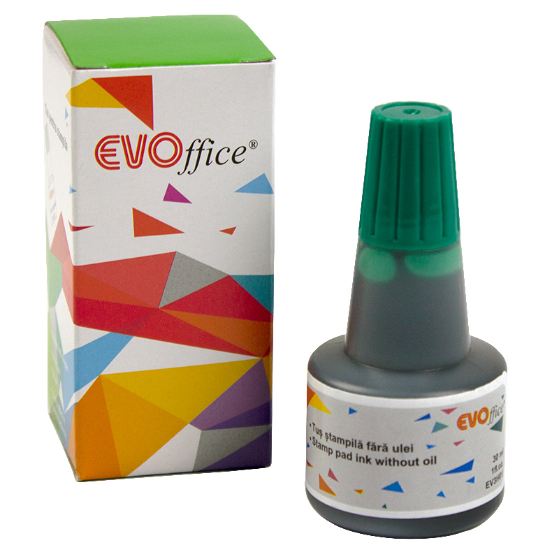 Tus stampila 30ml EVOffice verde