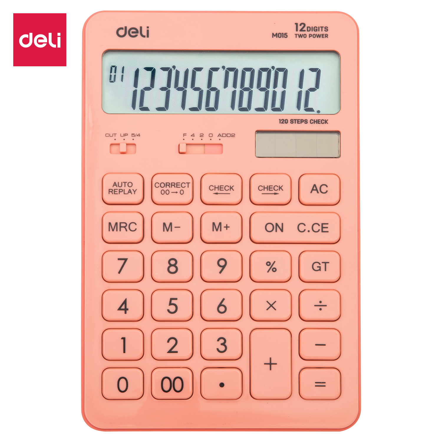 CALCULATOR BIROU 12DIG 1541 ROZ PASTEL DELI