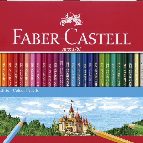 CREIOANE COLORATE 36 CULORI CUTIE METAL-2 FABER-CASTELL