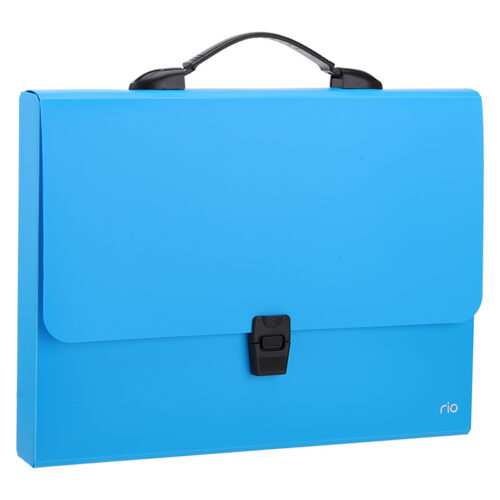 SERVIETA PLASTIC CU MANER A4 DIVERSE CULORI NEON DELI