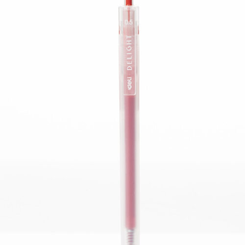 PIX CU GEL CU MECANISM 0.5MM ROSU DELIGHT DELI