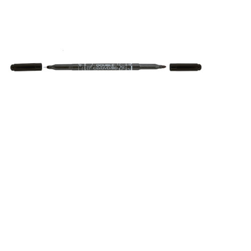 MARKER CD 2 CAPETE NEGRU 0.6/2.5MM 3616 CENTROPEN