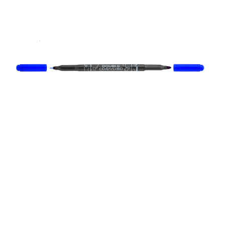 MARKER CD 2 CAPETE ALBASTRU 0.6/2.5MM 3616 CENTROPEN