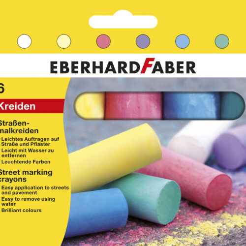 CRETA 6 CULORI DESEN ASFALT EBERHARD FABER