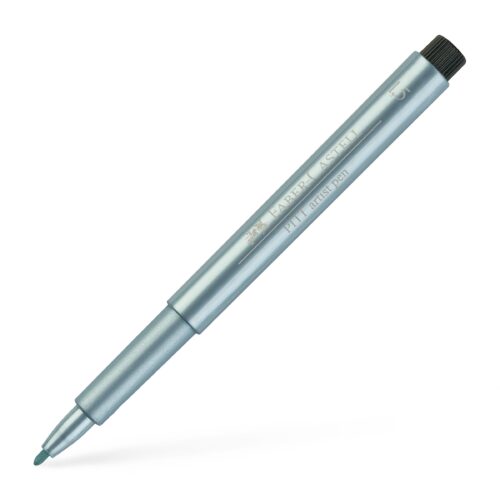 PITT ARTIST PEN ALBASTRU METALIZAT FABER-CASTELL