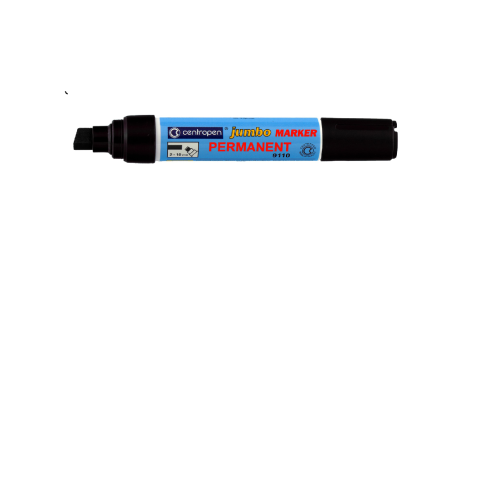 MARKER PERMANENT NEGRU JUMBO 2-10MM 9110 CENTROPEN