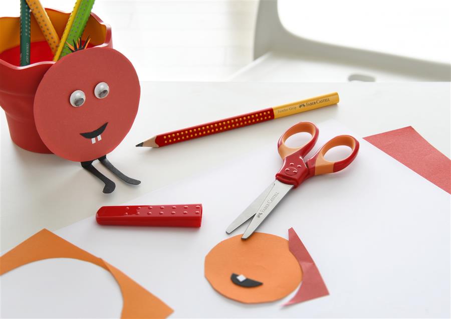 FOARFECA SCOLARA CU PROTECTIE GRIP ROSIE FABER-CASTELL - imagine 2