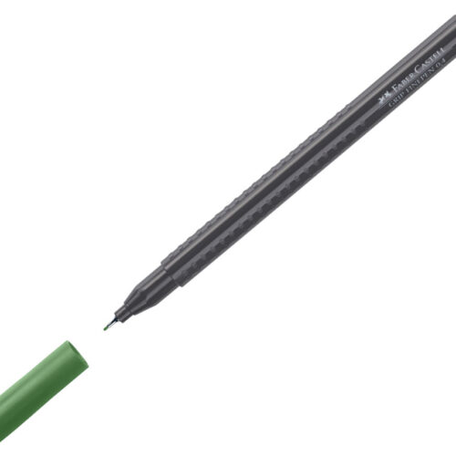 LINER 0.4MM OLIVE GRIP FABER-CASTELL
