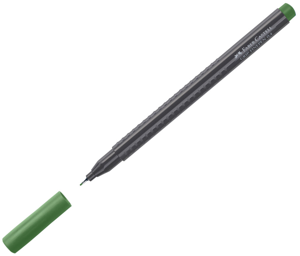 LINER 0.4MM OLIVE GRIP FABER-CASTELL