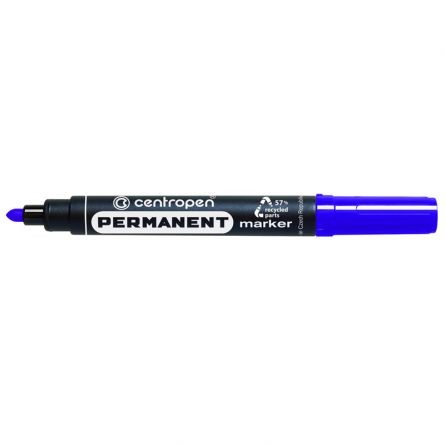 MARKER PERMANENT ALBASTRU VARF ROTUND 2.5MM 8566 CENTROPEN