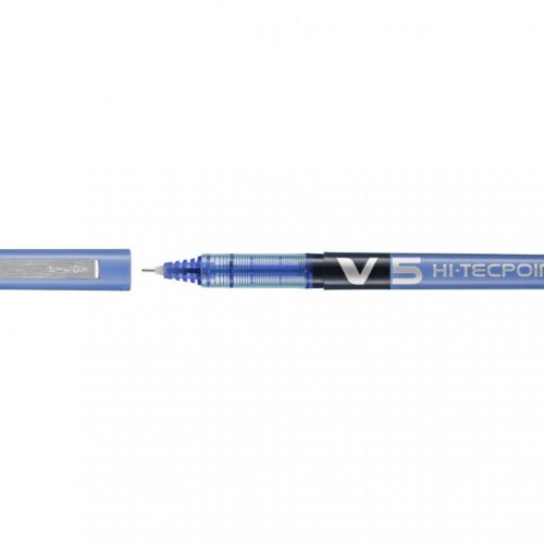 ROLLER 0.5MM V5 ALBASTRU HI-TECPOINT PILOT