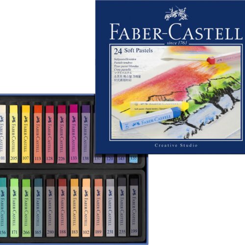 CREIOANE PASTEL SOFT 24 CULORI FABER-CASTELL