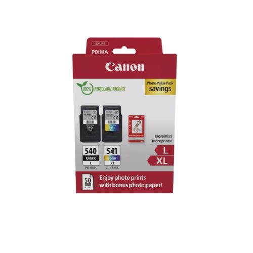 VALUE PACK PG-540L/CL-541XL + HARTIE FOTO ORIGINAL CANON