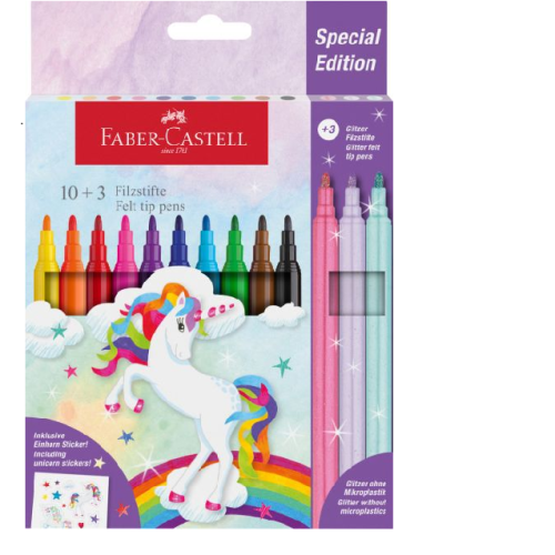 CARIOCA 10+3 CULORI UNICORNI FABER-CASTELL