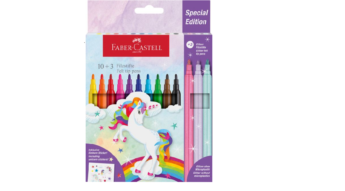 CARIOCA 10+3 CULORI UNICORNI FABER-CASTELL