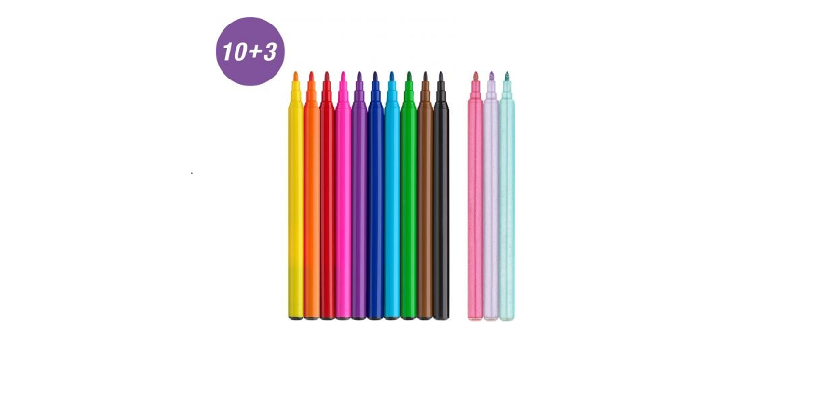 CARIOCA 10+3 CULORI UNICORNI FABER-CASTELL - imagine 2