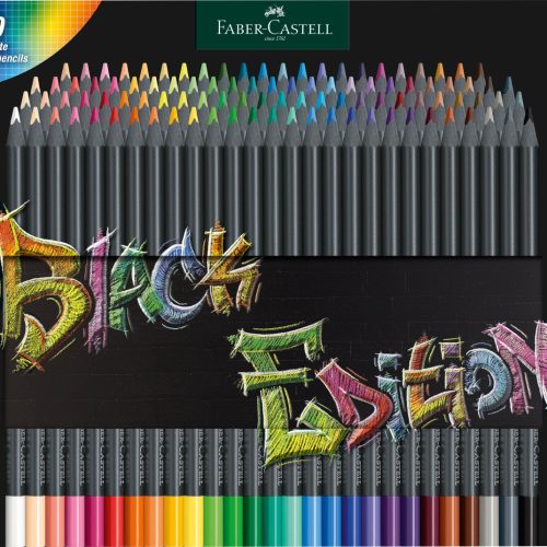 CREIOANE COLORATE 100 CULORI BLACK EDITION CUTIE METAL FABER-CASTELL