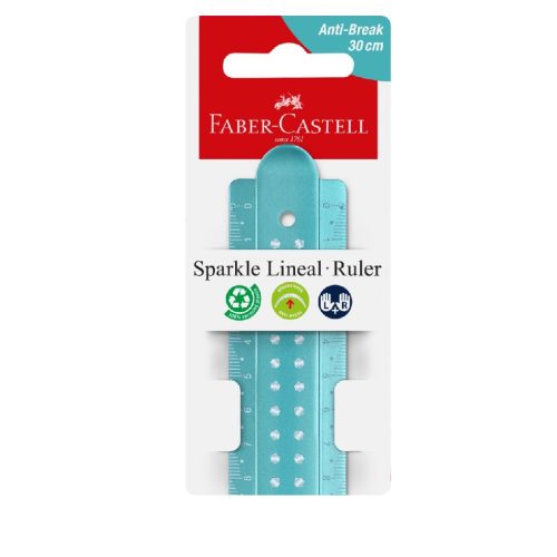 RIGLA 30CM SPARKLE FABER-CASTELL