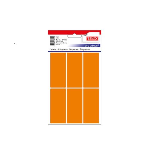 ETICHETE 33*74MM COLTURI ROTUNDE PORTOCALII 30/SET TANEX