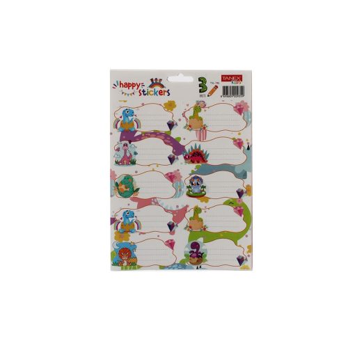 ETICHETE SCOLARE 30/SET DINO TLS-746 TANEX