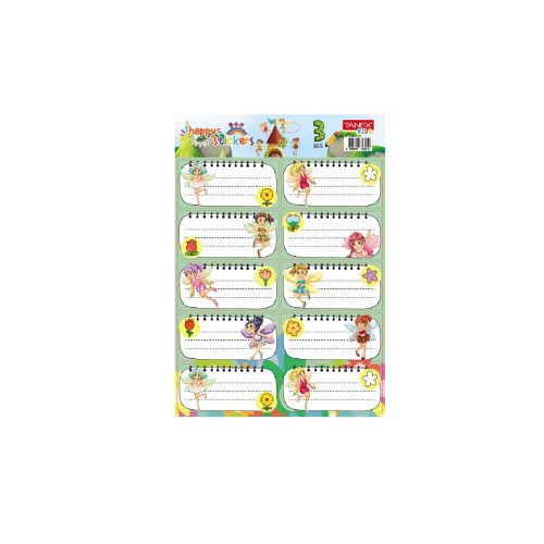 ETICHETE SCOLARE 30/SET FAIRIES TLS-819 TANEX