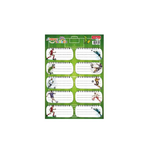 ETICHETE SCOLARE 30/SET FOTBAL TLS-804 TANEX