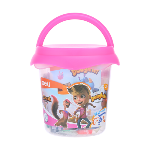 PLASTILINA SOFT GALETUSA 12 CULORI 160G DELI