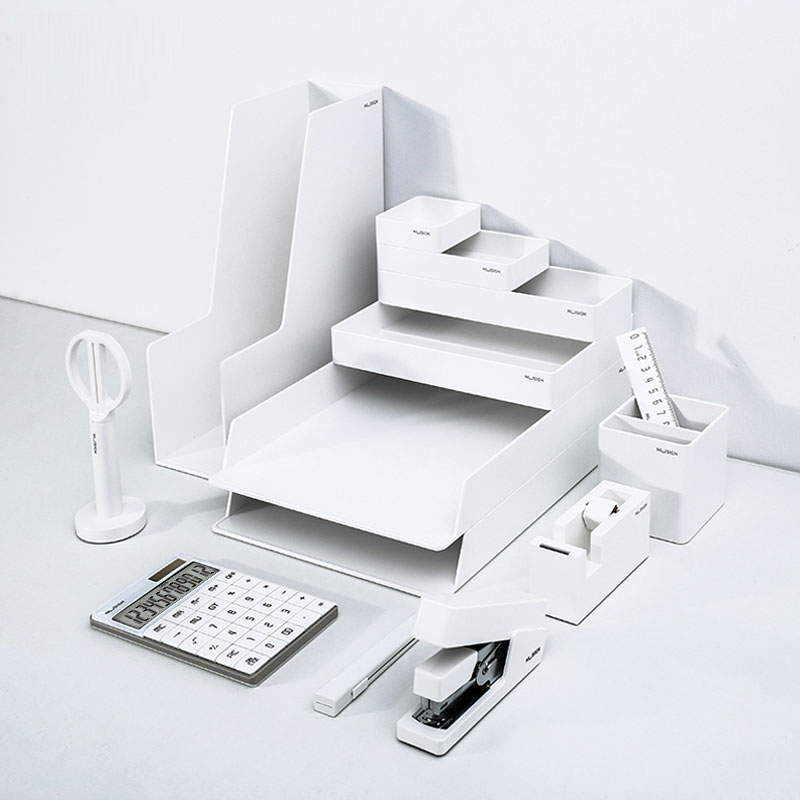 SET BIROU PREMIUM 14 PIESE ALB NU SIGN DELI - imagine 2