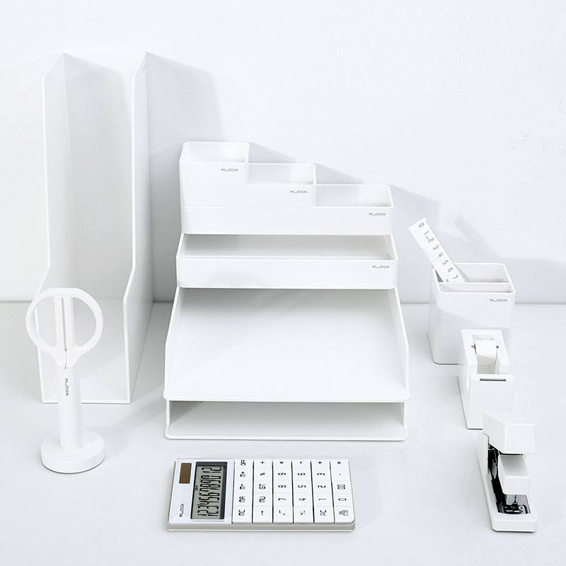 SET BIROU PREMIUM 14 PIESE ALB NU SIGN DELI