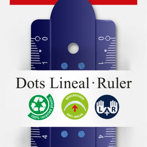 RIGLA 30CM DOTS FABER-CASTELL