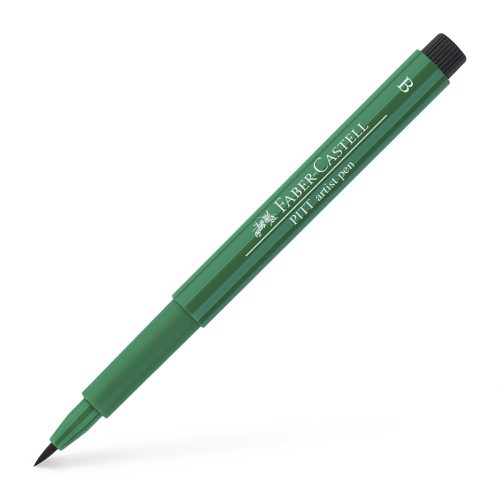 PITT ARTIST PEN BRUSH VERDE INCHIS FABER-CASTELL