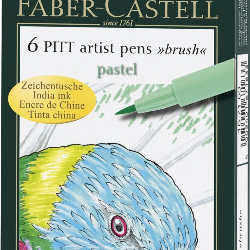 PITT ARTIST PEN SET 6 BUC PASTEL FABER-CASTELL