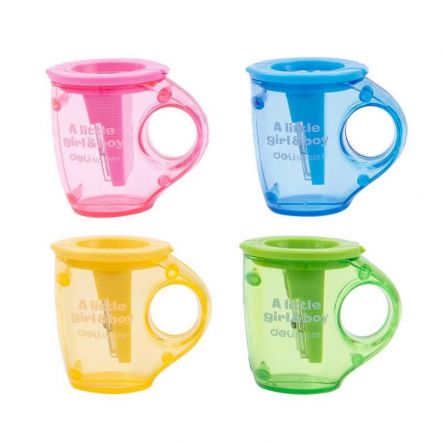 ASCUTITOARE PLASTIC DUBLA CU CONTAINER CESCUTA DELI