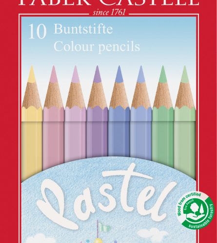 CREIOANE COLORATE PASTEL 10 CULORI FABER-CASTELL