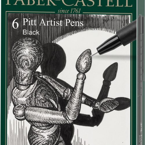 PITT ARTIST PEN SET 6 BUC 0.05, 0.1, 0.3, 0.5, 0.7, 0.15 FABER-CASTELL