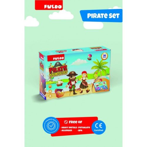 JOC MAGNETIC DIN SPUMA EVA, PIRATI, PUEDO