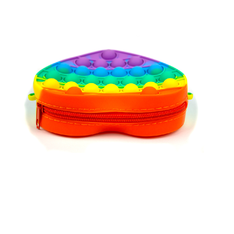 Gentuta silicon Pop-it 15*12cm - forma inima - imagine 2