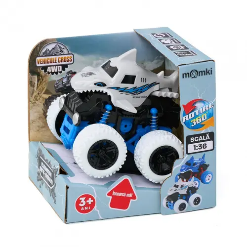 MASINA OFF-ROAD 4X4, 360 DE GRADE, SCALA 1:36, MOMKI