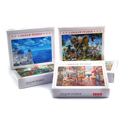 Puzzle din carton 1.000 piese, diverse modele