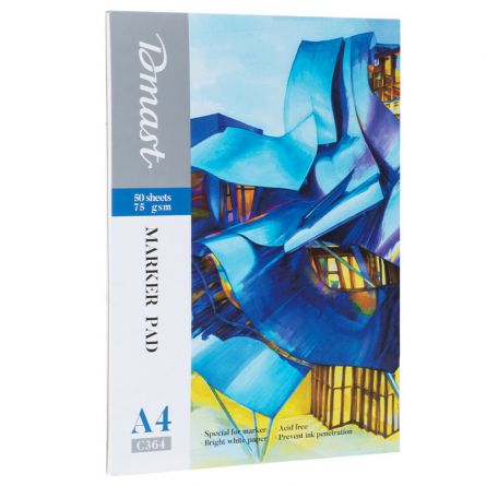 BLOC DESEN PENTRU MARKERE A4 50 FILE 75G DMAST BY PEBEO