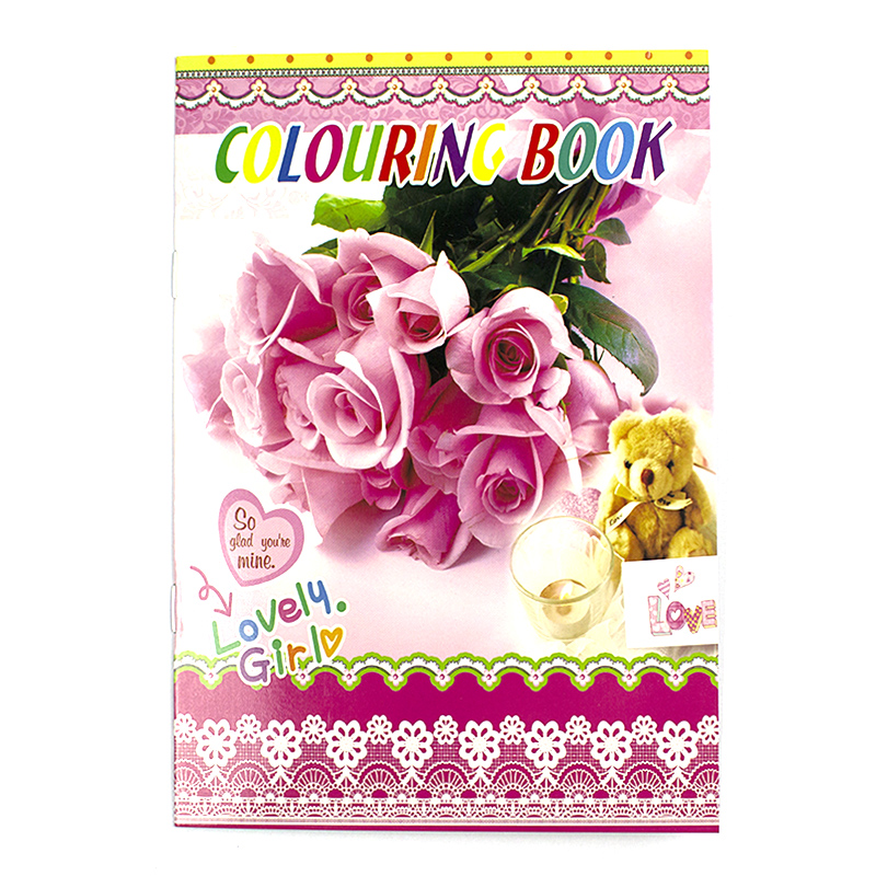 Caiet de colorat A5 ,10 file(8 file pentru colorat +2 file cu abtipilduri) - diverse modele - imagine 2
