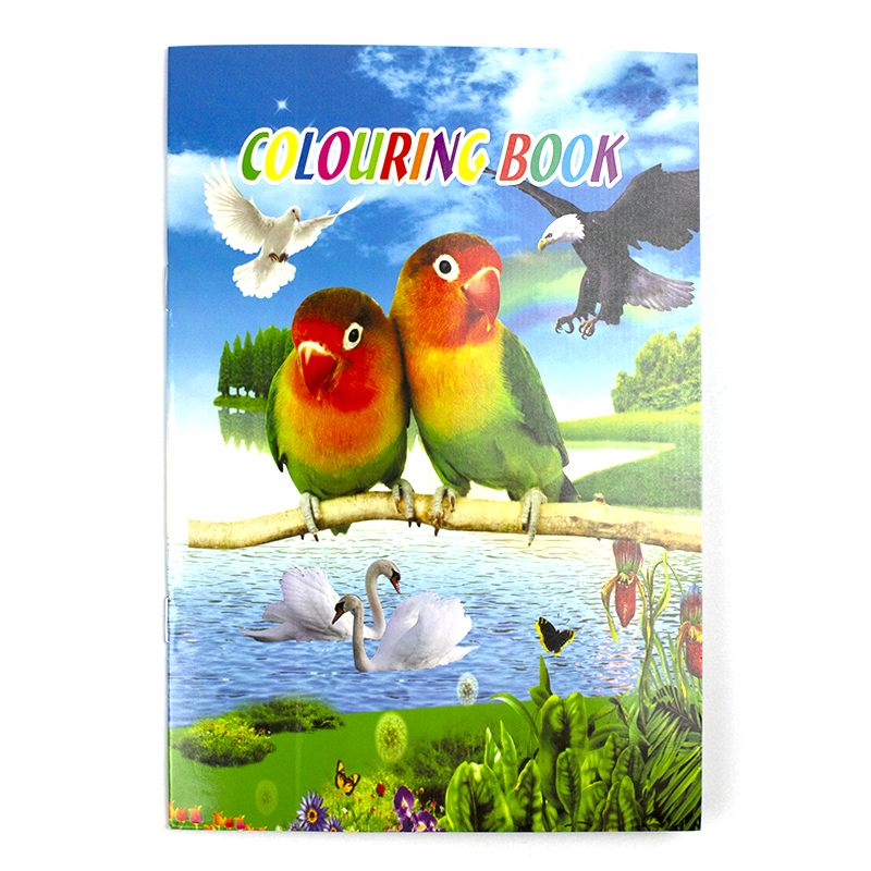 Caiet de colorat A5 ,10 file(8 file pentru colorat +2 file cu abtipilduri) - diverse modele - imagine 5
