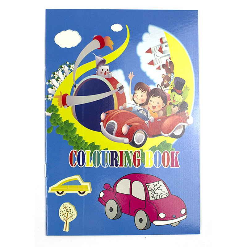 Caiet de colorat A5 ,10 file(8 file pentru colorat +2 file cu abtipilduri) - diverse modele - imagine 7