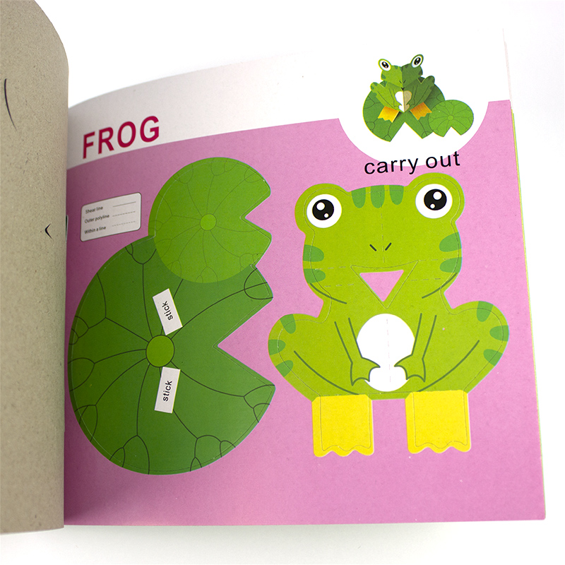 Caiet de creatie 3D cu forme pretaiate "Handwork Book" 18,3x21cm,12 file - diverse modele - imagine 7